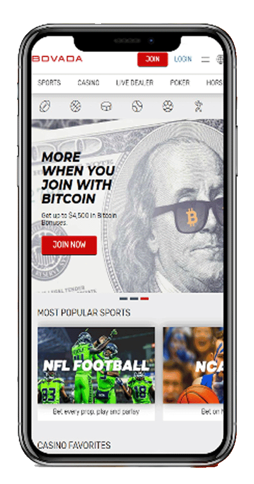 Bovada mobile phone