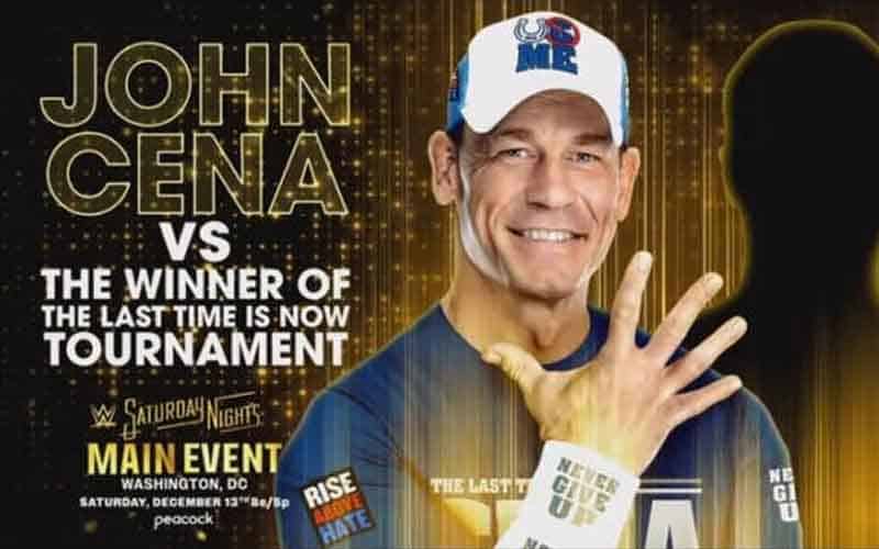 John Cena in a promo for The Last Time Is Now Tournament