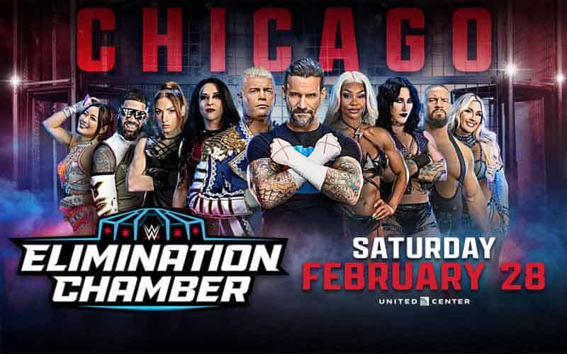 a promo for the 2026 Elimination Chamber