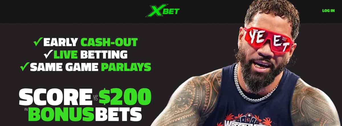 Xbet screenshot with promo