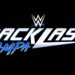 a logo for WWE Backlash in Tampa (2026)