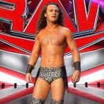 Jack Perry walking through the WWE RAW entrance